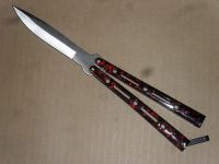 10" Red Heavy Duty Butterfly Knife