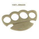 100% Real Brass Knuckles Belt Buckle Paperweight Solid Palm