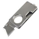 3.5" Defender Mini Keychain Folding Knife Silver