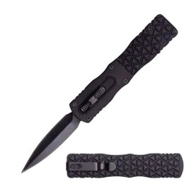 5.25" Black Mini Automatic D/A OTF Knife