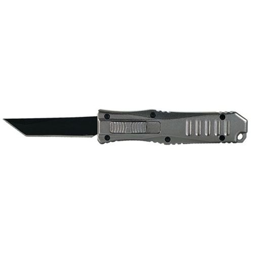 5.25" Gray Automatic Out The Front Micro OTF Tanto Blade Knife