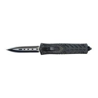 7" Dagger Point Blade Everyday Carry Carbon Fiber D/A OTF Knife