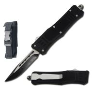 7" Street Walker Out Of The Front OTF Knife Black Handle