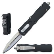 7" Death Stalker Out Of The Front Black OTF Knife Dagger Point Blade
