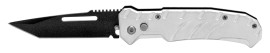 8" Low Cost Automatic Knife Silver Tanto