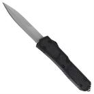 8.5" Tarantula Black D/A OTF Automatic Knife Satin Dagger Bayo