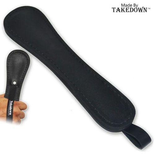 8 inch High Quality Real Leather Slapper (Slap Jack) Black