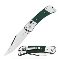 8.5" Gentleman's Green G10 Handle Switchblade Automatic Knife