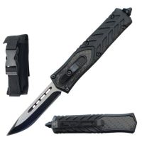 9" Everyday Carry Carbon Fiber Out Of The Front D/A OTF Knife