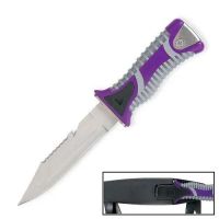 9 Inch Ocean Crusader Dive Knife Purple