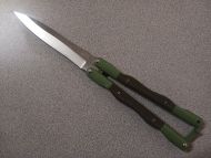 9" OD Green Heavy Weight Butterfly Knife