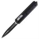 9" Popular Tactical Black D/A OTF Automatic Knife Black Dagger
