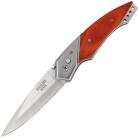 9.25" Heavy Duty Sheesham Wood Side Opening Push Button Automatic Knife with Safety Switch