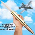 A-10 Warthog Bullet Knife 30MM Caliber Round