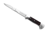 A.G.A. Campolin Hannibal BBQ Automatic Gravity Knife Ebony Wood