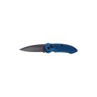 ABS Handle Automatic Knife with Plastic Sheath Blue