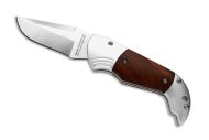 AGA Campolin Alex Snake Wood Hidden Release Italian Automatic Knife