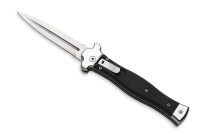 AGA Campolin Zero Black Aluminum Leverlock Automatic Knife Satin Dagger