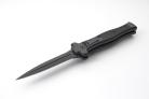 AGA Campolin Zero G-10 Black Leverlock Automatic Knife Black Dagger