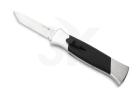 AKC 777 Blackfinger Silver Black D/A OTF Automatic Knife Satin Tanto