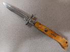 AKC 9" Roma Swinguard Automatic Knife Orange Pearl