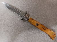 AKC 9" Roma Swinguard Automatic Knife Orange Pearl