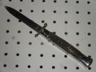 AKC 9 inch Swinguard Italian Stiletto Stag Dagger Automatic Knife