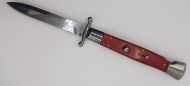 AKC 9 inch Swinguard Rosewood Bayonet Italian Stiletto Automatic Knife