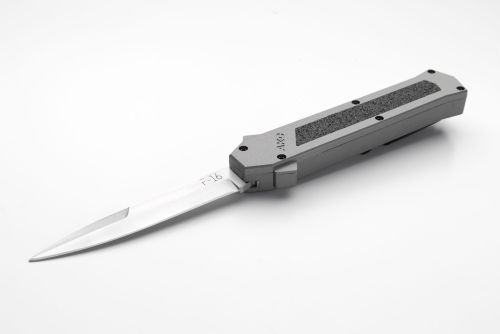 AKC F 16 D/A OTF Automatic Knife Gray Bayo