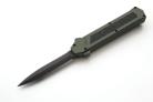AKC F16 Army Green OTF Automatic Knife Black Dagger
