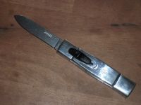 AKC Mini Concord D/A OTF Chrome Flat Grind Italian Automatic Knife