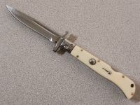 AKC Roma Swinguard Automatic Knife Ivory 9 Inch