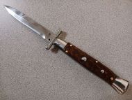 AKC Swinguard 9" Italian Automatic Stiletto Snakewood