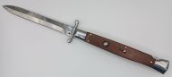 AKC World 11" Rosewood File Work Italian Swinguard Automatic Knife