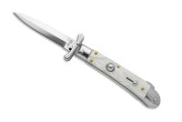 AKC World Medici 7.3" Swinguard Automatic Knife Dagger Imitation Pearl