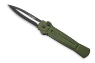 AKC X-treme Ace Automatic Knife Green (3.7" Two Tone)