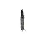 Air Force Side Opening Keychain Automatic Knife Lighter Grey