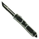 Automatic Jack Hammer OTF Dual Action Knife Tanto Serrated