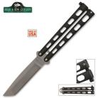 Bear And Son Armor Tanto Blade Butterfly Knife