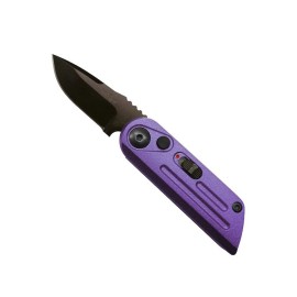 Bear Ops 2.5 Inch Bolt Action Automatic Knife Purple XIV AC-1400