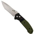 Bear Ops Green G10 Automatic Knife Satin Tanto