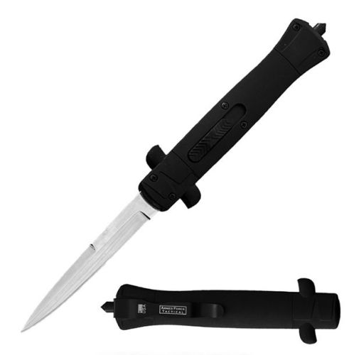 Best Deal ABS Black D/A OTF Stiletto Automatic Knife Bayonet