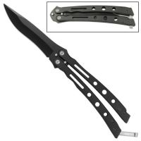 Black Talon Midnight Butterfly Knife