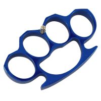 Blue Heavy Duty Belt Buckle Brass Knuckles Paperweight