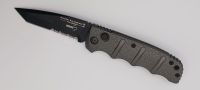 Boker Kalashnikov 74 Gray Automatic Knife Tanto Black Serrated