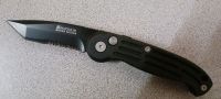 Boker Magnum Mini Black Tanto Serrated Automatic Knife Black