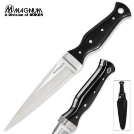 Boker Magnum Sgian Dubh Fixed Blade Dagger Knife 02SC359