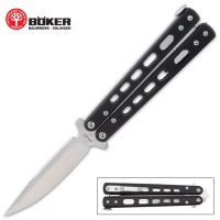 Boker Plus 7.25" Balisong G10 Butterfly Knife D2 Tool Steel