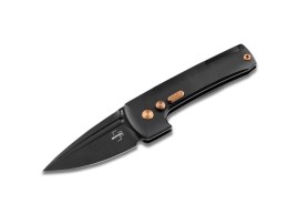 Boker Plus Harlock Mini Automatic Knife Black Drop Point