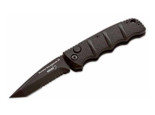 Boker Plus Kalashnikov KALS 74 Mini Auto D2 Black Tanto Serrated